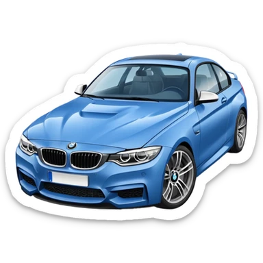 bmw denim  sticker