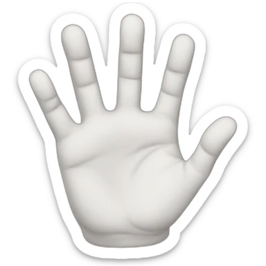 a hand that makes an incredible sign sticker