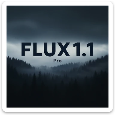 recreate this image with flux pro as text in image sticker