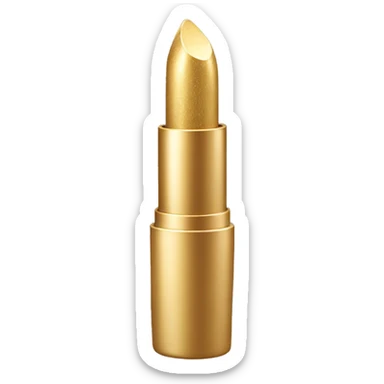 gold lipstick  sticker