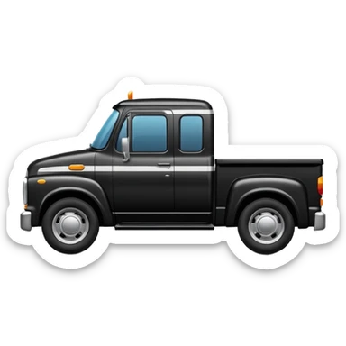 Adidas white stripes black truck sticker