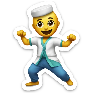 dancing medicine with a b on it. Should look wei sticker