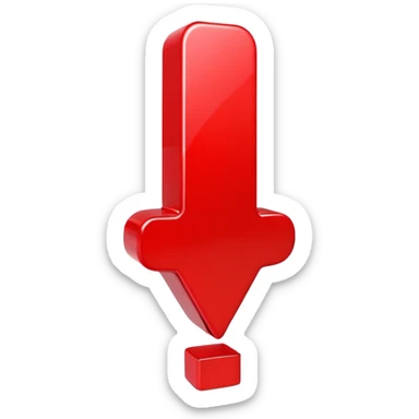 red exclamation mark sticker