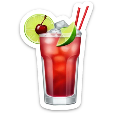 ICE drinks cherry limeade flavor sticker