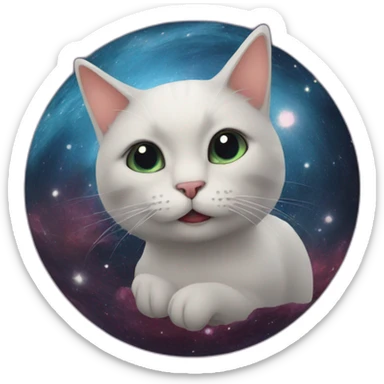 universe-cat sticker