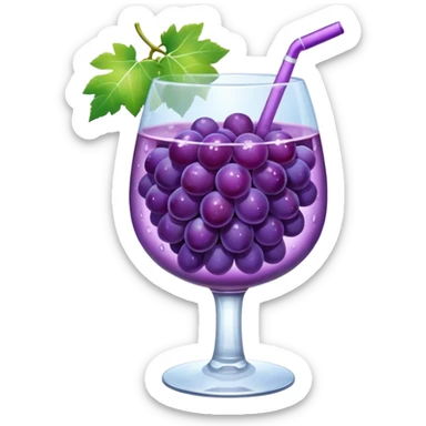 Grapes Drink sticker