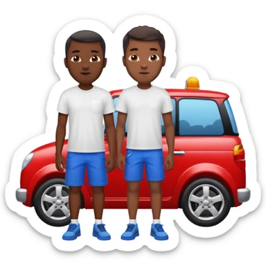 car washer black man  sticker