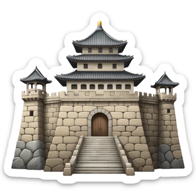 South Korea 
Hwaseong Fortress Palace castle sticker
