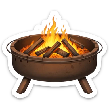 Forge Fire Pit sticker