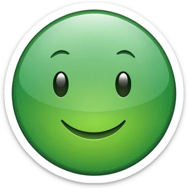 🟢 VIP text add this green round sticker