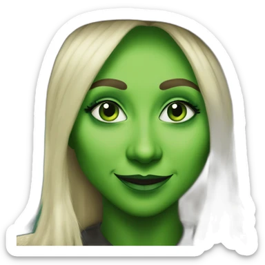 Elphaba wicked cynthia erivo sticker