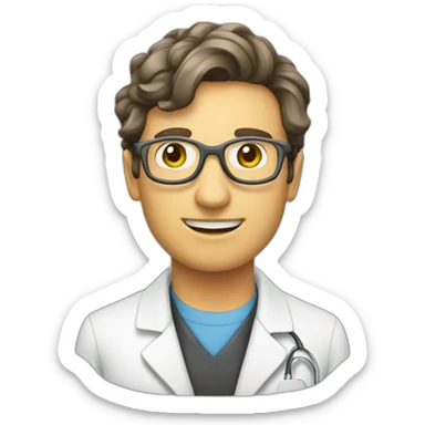 a biotecnologist obsessed with DNA sticker