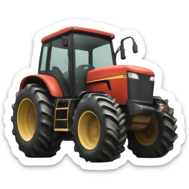 Tractor mud sticker