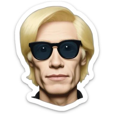 andy warhol sticker