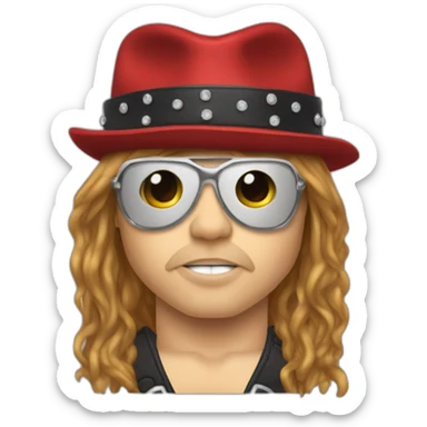 Axl rose sticker