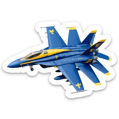 US Navy Blue Angels f/a-18 sticker