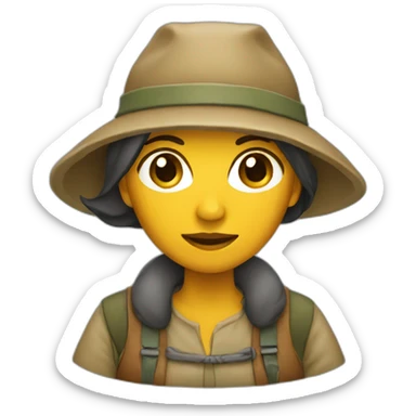 fisher woman sticker