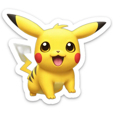 Tête Pikatchu sticker