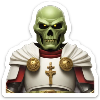 Pope doomguy sticker