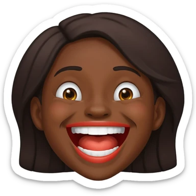 Lufy louthing and saying LOL sticker