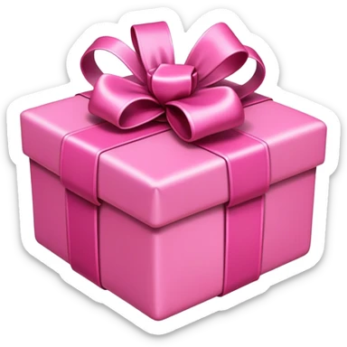 pink present sticker
