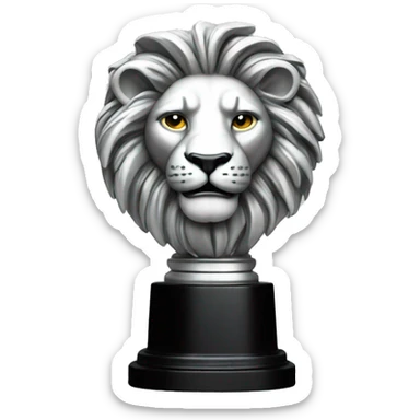 cannes lion silver trophy sticker