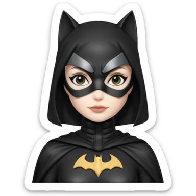 Catwoman and Batman sticker