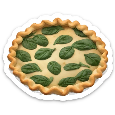 Greek spinach pie sticker