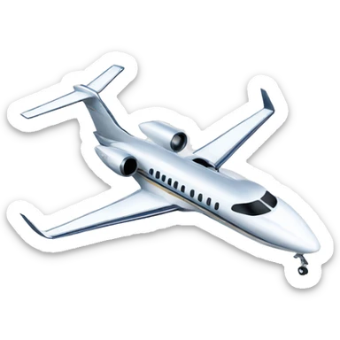private jet sticker