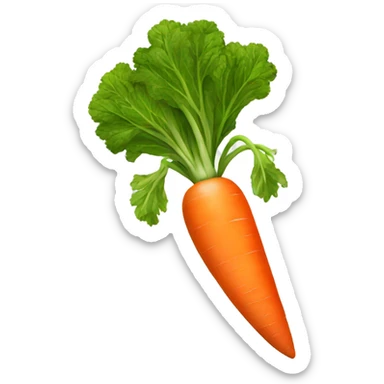 vegetable with carrot sticker