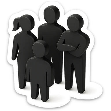 group of people sticker