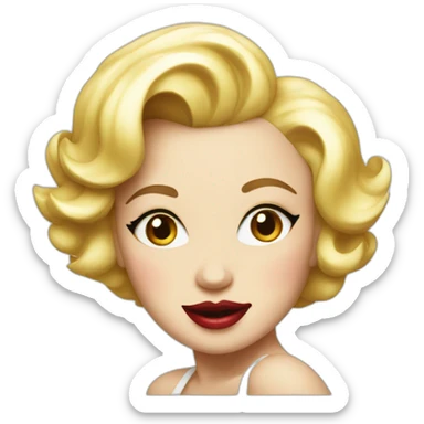 Marylin Monroe sticker
