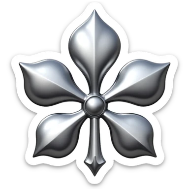 Chrome hearts logo sticker