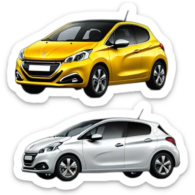 Peugeot 208 sticker
