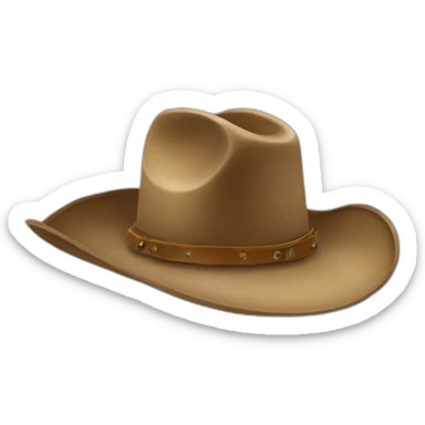 pensive polish flag cowboy hat sticker