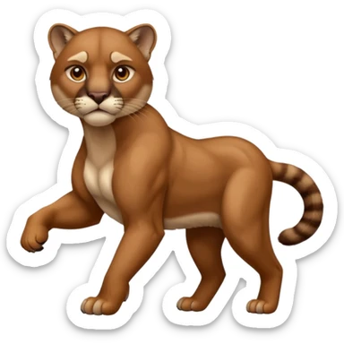 Cougar Walking sticker