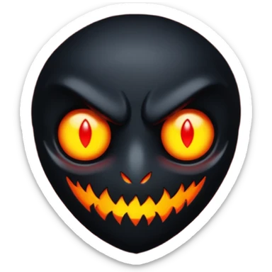 Kingdom hearts heartless icon sticker