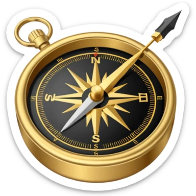 Compass sticker