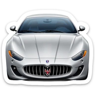 Maserati sports car sticker
