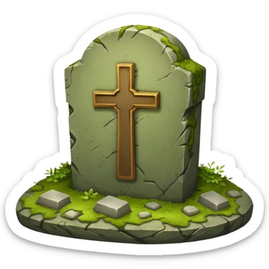 a grave sticker