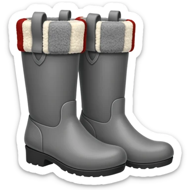 Russian felt boots made entirely of felted wool without soles sticker