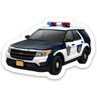 police-car sticker