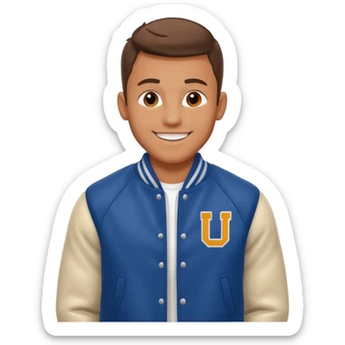 the classic bold jock sticker