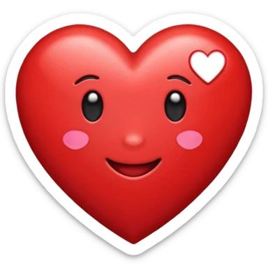 Emoji con el corazón flechado sticker