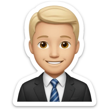 professional male lawyer sticker