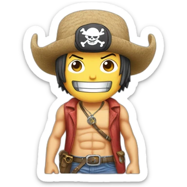 Chopper one piece sticker