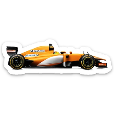 mclaren formula 1 car sticker
