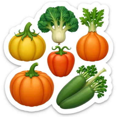 Veg name  sticker
