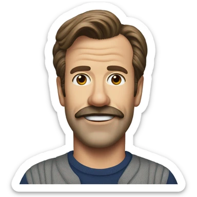 Jason Sudeikis as Ted Lasso sticker