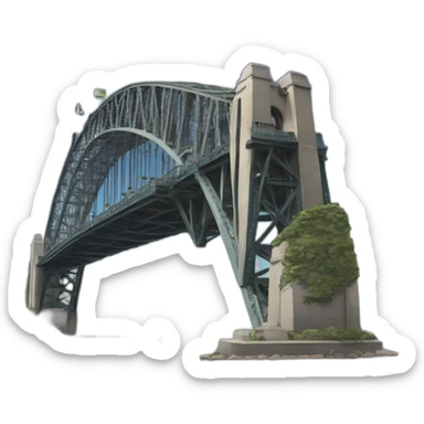 Sydney harbor bridge sticker